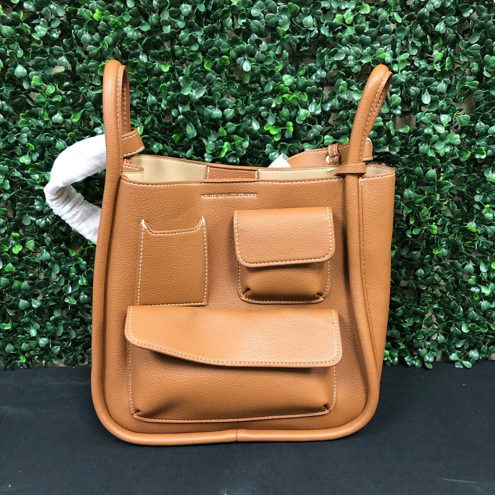 House of Little Bunny Leather Journey Tote